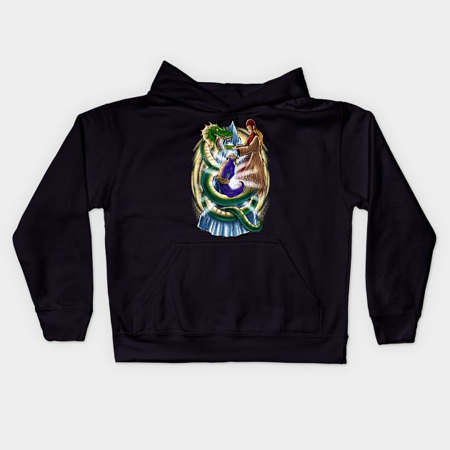 The Divine Reckoning: The Punishment of Loki Kids Hoodie by Holymayo Tee